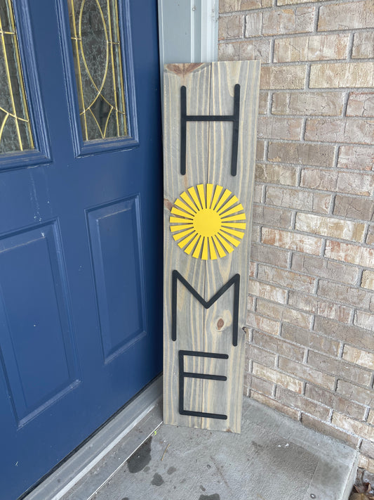 Home porch sign