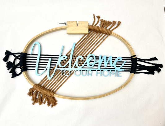 Welcome to our home macrame