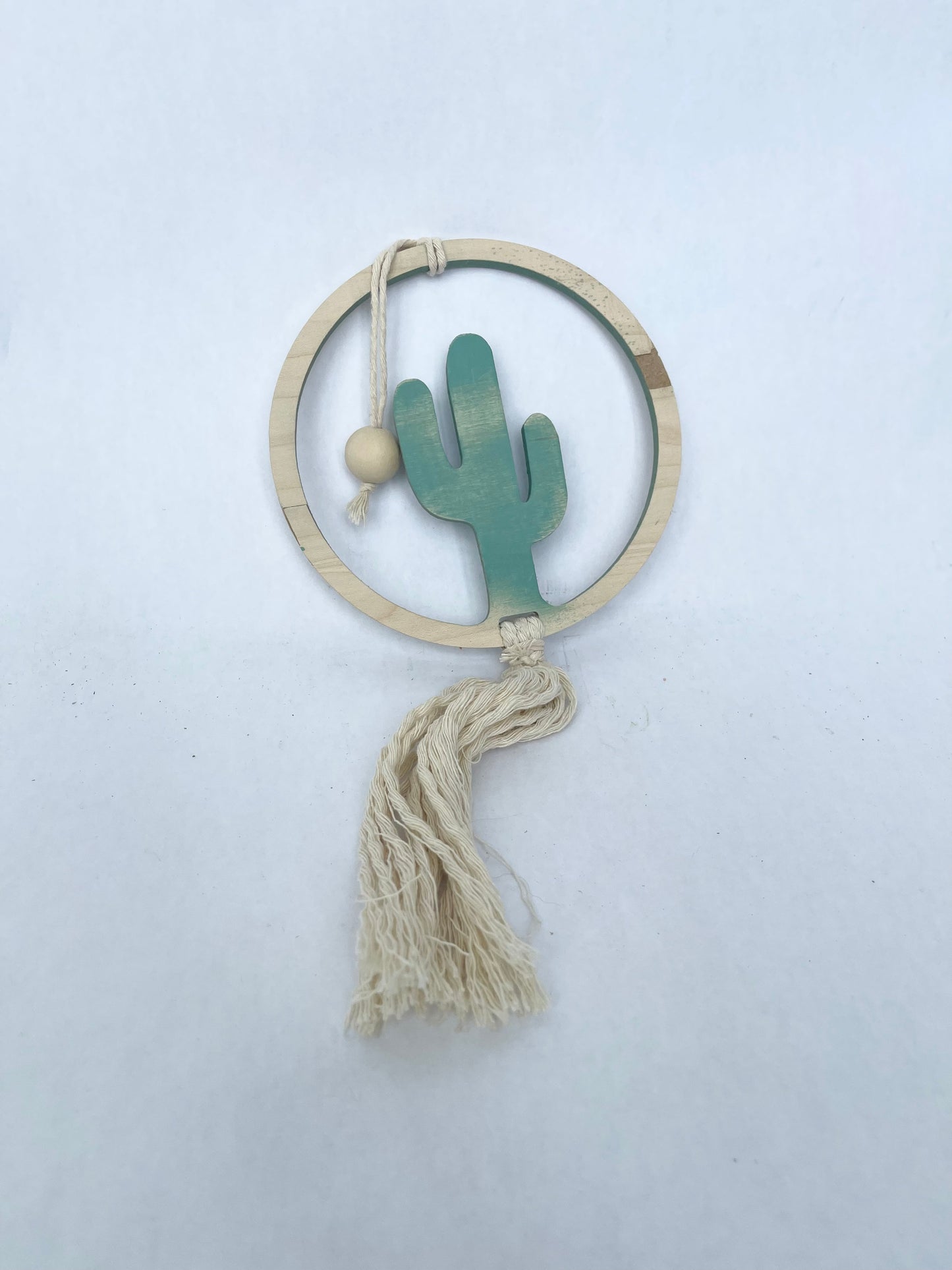 Cactus car charm